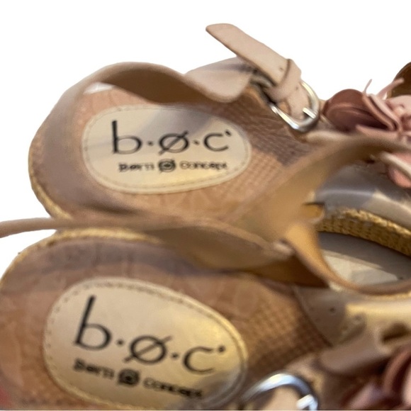 B.O.C. Born Concepts Leather Wedge Sandals - Picture 4 of 7